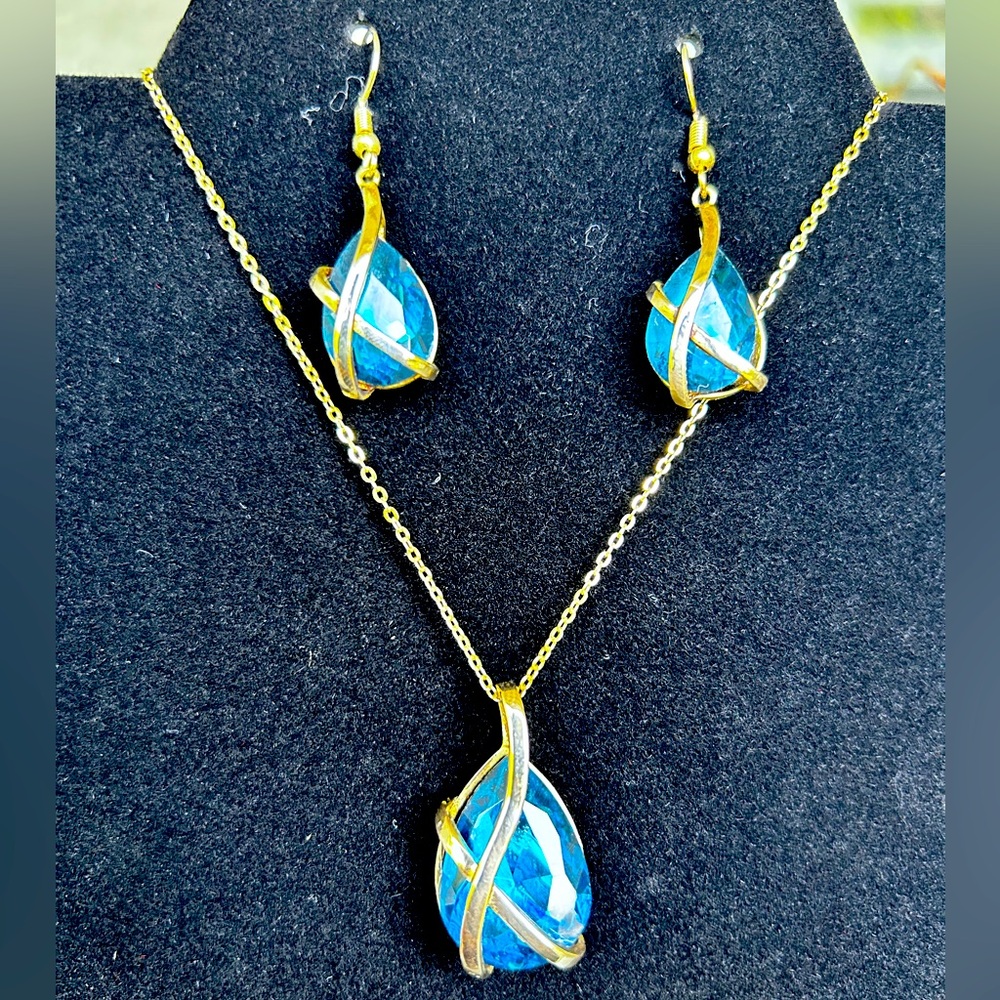 Women’s Gold and Blue Jewelry